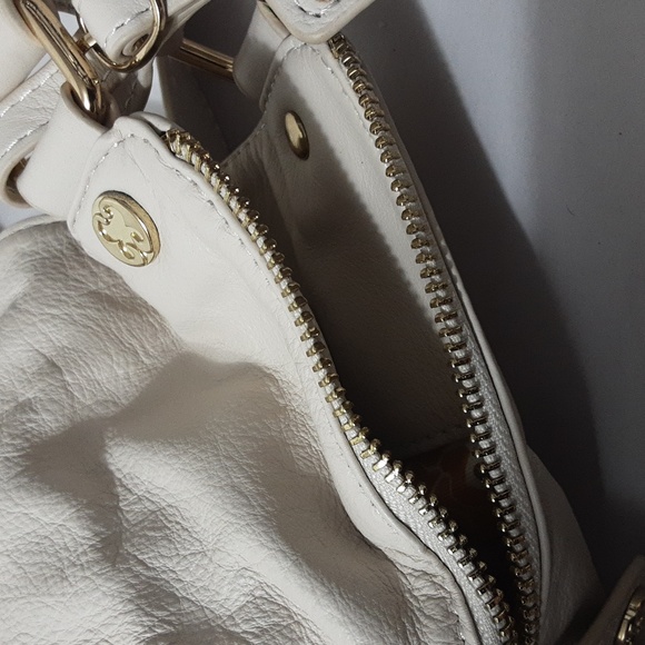 EMMA FOX Adjustable Side Cream Dressage Frame  Shoulderbag - Picture 5 of 16